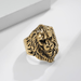 Wholesale titanium lion head ring JDC-RS-QianF020 Rings 千风 Wholesale Jewelry JoyasDeChina Joyas De China