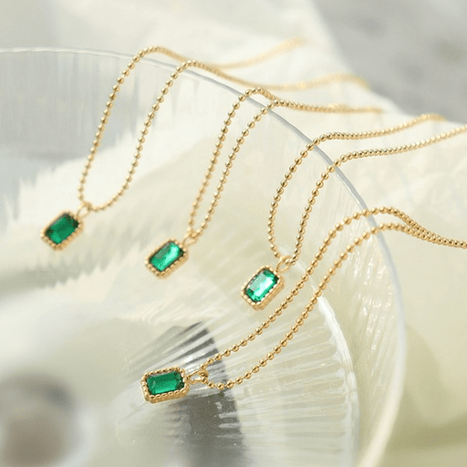 Wholesale titanium steel 18K Gold Plated Chinese Style Necklace JDC-NE-MiLi004 necklaces 迷丽 Wholesale Jewelry JoyasDeChina Joyas De China