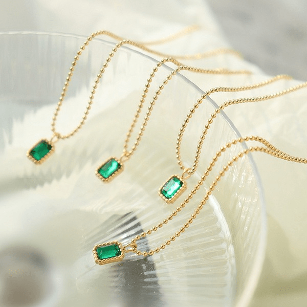 Wholesale titanium steel 18K Gold Plated Chinese Style Necklace JDC-NE-MiLi004 necklaces 迷丽 Wholesale Jewelry JoyasDeChina Joyas De China