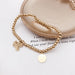 Wholesale titanium steel beaded elastic bracelet JDC-BT-Kaic001 Bracelet 凯翠 Rose Gold Wholesale Jewelry JoyasDeChina Joyas De China