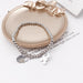Wholesale titanium steel beaded elastic bracelet JDC-BT-Kaic001 Bracelet 凯翠 Silver Wholesale Jewelry JoyasDeChina Joyas De China