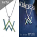 Wholesale Titanium Steel Chain and Alloy Pendant Necklaces pack of 2 JDC-NE-QZ002 Necklaces JoyasDeChina 167 MINIMUM 2 Wholesale Jewelry JoyasDeChina Joyas De China