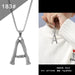 Wholesale Titanium Steel Chain and Alloy Pendant Necklaces pack of 2 JDC-NE-QZ002 Necklaces JoyasDeChina 183 MINIMUM 2 Wholesale Jewelry JoyasDeChina Joyas De China