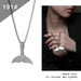 Wholesale Titanium Steel Chain and Alloy Pendant Necklaces pack of 2 JDC-NE-QZ002 Necklaces JoyasDeChina 191 MINIMUM 2 Wholesale Jewelry JoyasDeChina Joyas De China