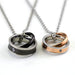 Wholesale Titanium Steel Couple Necklaces JDC-NE-LinZ018 Necklaces 凌兆 Wholesale Jewelry JoyasDeChina Joyas De China