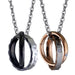 Wholesale Titanium Steel Couple Necklaces JDC-NE-LinZ019 Necklaces 凌兆 Wholesale Jewelry JoyasDeChina Joyas De China