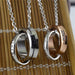 Wholesale Titanium Steel Couple Necklaces JDC-NE-LinZ025 Necklaces 凌兆 Wholesale Jewelry JoyasDeChina Joyas De China