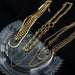 Wholesale Titanium Steel Cuban Chain Necklace JDC-NE-MiMu001 Necklaces 米目 Wholesale Jewelry JoyasDeChina Joyas De China