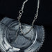Wholesale Titanium Steel Cuban Chain Necklace JDC-NE-MiMu001 Necklaces 米目 Silver-Asymmetric Wholesale Jewelry JoyasDeChina Joyas De China