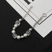 Wholesale Titanium Steel Cuban Chain Transparent Square Pearl Bracelet JDC-BT-JiuB001 Bracelet 玖柏 Wholesale Jewelry JoyasDeChina Joyas De China