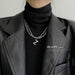 Wholesale Titanium Steel Double Necklaces Sweater Chain JDC-NE-BY054 Necklaces 宝钰 Wholesale Jewelry JoyasDeChina Joyas De China