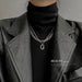 Wholesale Titanium Steel Double Necklaces Sweater Chain JDC-NE-BY054 Necklaces 宝钰 G Wholesale Jewelry JoyasDeChina Joyas De China