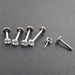 Wholesale titanium steel fine needle flat bottom Lip studs JDC-LS-SaiY001 Piercings 塞尧 Wholesale Jewelry JoyasDeChina Joyas De China