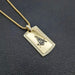 Wholesale Titanium Steel Gold Plated Necklace JDC-NE-FY018 Necklaces 福友 Gold single pendant Wholesale Jewelry JoyasDeChina Joyas De China
