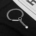 Wholesale Titanium Steel Hip Hop Simple Couple Cuban Bracelet JDC-BT-JiuB005 Bracelet 玖柏 Wholesale Jewelry JoyasDeChina Joyas De China