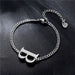Wholesale titanium steel letter B bracelet JDC-BT-Mingm004 Bracelet 敏萌 1 Wholesale Jewelry JoyasDeChina Joyas De China