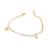 Wholesale Titanium Steel Pearl Love Double Layer Bracelet JDC-BT-HanJ008 Bracelet 韩爵 Wholesale Jewelry JoyasDeChina Joyas De China