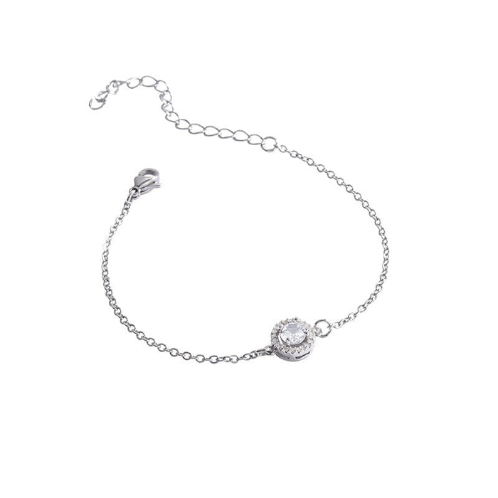 Wholesale Titanium Steel Rhinestone Zircon Bracelet JDC-BT-HanJ009 Bracelet 韩爵 Wholesale Jewelry JoyasDeChina Joyas De China
