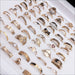 Wholesale Titanium Steel Rose Gold Zircon Ring Mixed Size JDC-RS-Xuy015 Rings 旭颖 rose gold Random 1 Wholesale Jewelry JoyasDeChina Joyas De China