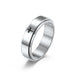 Wholesale titanium steel rotatable ring JDC-RS-QianF014 Rings 千风 1 5# Wholesale Jewelry JoyasDeChina Joyas De China