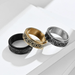 Wholesale titanium steel rotatable ring JDC-RS-QianF015 Rings 千风 Wholesale Jewelry JoyasDeChina Joyas De China
