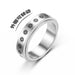 Wholesale Titanium Steel Rotating Stars Moon Decompression Anti-Anxiety Ring JDC-RS-DingC001 Rings 顶潮 Wholesale Jewelry JoyasDeChina Joyas De China