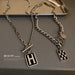 Wholesale Titanium Steel Square Brand Necklaces JDC-NE-BY059 Necklaces 宝钰 Wholesale Jewelry JoyasDeChina Joyas De China