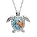 Wholesale Tortoise Alloy Silver Plated Pendant Necklace (F) JDC-NE-ZhanY015 necklace 展言 A20 Wholesale Jewelry JoyasDeChina Joyas De China