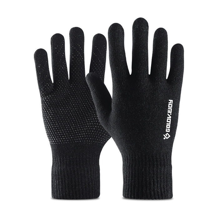 Wholesale Touch Screen Knitted Nylon Fiber Gloves JDC-GS-RG012 Gloves 润谷 DZ11 black XL Wholesale Jewelry JoyasDeChina Joyas De China