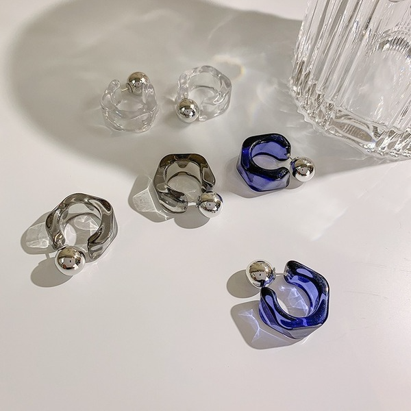 Wholesale transparent acrylic earrings JDC-ES-W372 Earrings JoyasDeChina Wholesale Jewelry JoyasDeChina Joyas De China