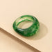Wholesale transparent acrylic resin ring JDC-RS-C362 Rings 咏歌 1405 green Wholesale Jewelry JoyasDeChina Joyas De China