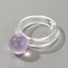 Wholesale transparent acrylic resin ring JDC-RS-C362 Rings 咏歌 18400purple Wholesale Jewelry JoyasDeChina Joyas De China