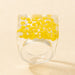 Wholesale transparent acrylic resin ring JDC-RS-C362 Rings 咏歌 18401 yellow Wholesale Jewelry JoyasDeChina Joyas De China