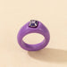 Wholesale transparent acrylic resin ring JDC-RS-C362 Rings 咏歌 18403purple Wholesale Jewelry JoyasDeChina Joyas De China