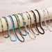 Wholesale transparent colored rice BEADS BEADED neck chain necklace JDC-NE-YinH001 necklaces 颖皓 Wholesale Jewelry JoyasDeChina Joyas De China