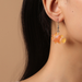 Wholesale transparent fudge girl heart creative Earrings JDC-ES-KQ115 Earrings JoyasDeChina Wholesale Jewelry JoyasDeChina Joyas De China