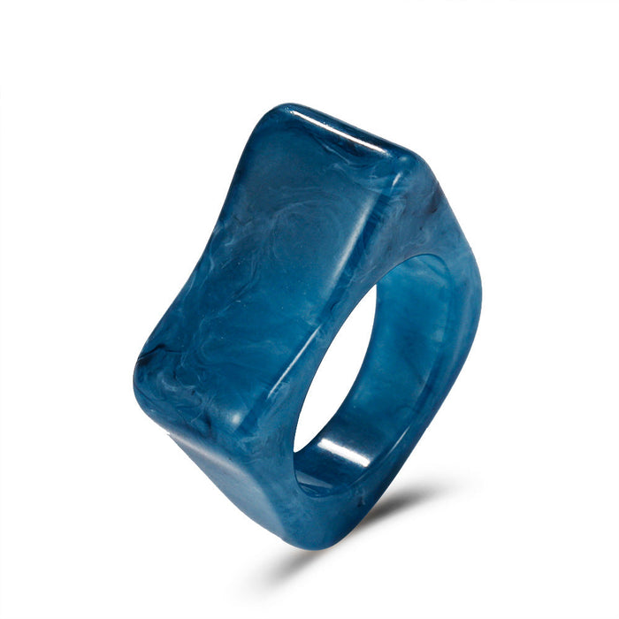 Wholesale transparent resin ring JDC-RS-D069 Rings JoyasDeChina 01 blue wg-0817 Average code Wholesale Jewelry JoyasDeChina Joyas De China