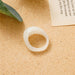 Wholesale transparent resin ring JDC-RS-D069 Rings JoyasDeChina 02 milky x053. Average code Wholesale Jewelry JoyasDeChina Joyas De China