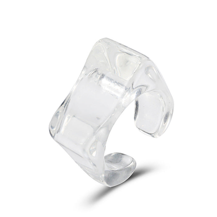 Wholesale transparent resin ring JDC-RS-D069 Rings JoyasDeChina 02 transparent wg-0821. Average code Wholesale Jewelry JoyasDeChina Joyas De China