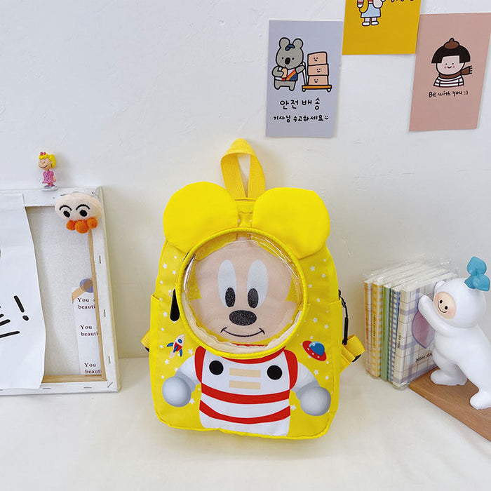 Wholesale trendy children's nylon backpack JDC-BP-GSHN005 Backpack Bags 浩纳 Yellow Mickey Wholesale Jewelry JoyasDeChina Joyas De China