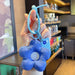 Wholesale Trendy Flower Keychain Cotton wool JDC-KC-JG064 Keychains 金葛 blue Bagged Wholesale Jewelry JoyasDeChina Joyas De China
