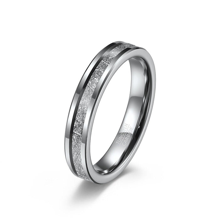 Wholesale tungsten steel couple ring JDC-RS-QianF013 Rings 千风 4mm 6# Wholesale Jewelry JoyasDeChina Joyas De China