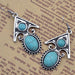 Wholesale Turquoise Alloy Earrings JDC-ES-Yunl009 Earrings 云罗 Wholesale Jewelry JoyasDeChina Joyas De China