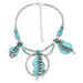 Wholesale Turquoise Bohemian Alloy Necklaces JDC-NE-Yunl003 Necklaces 云罗 Wholesale Jewelry JoyasDeChina Joyas De China