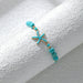 Wholesale turquoise braided alloy bracelet JDC-BT-YiD006 Bracelet 宜达 Wholesale Jewelry JoyasDeChina Joyas De China