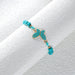 Wholesale turquoise braided alloy bracelet JDC-BT-YiD006 Bracelet 宜达 SL0205 Wholesale Jewelry JoyasDeChina Joyas De China