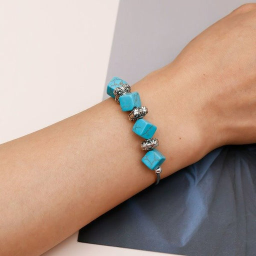 Wholesale turquoise carved bracelet JDC-BT-Weny008 Bracelet 纹颖 Wholesale Jewelry JoyasDeChina Joyas De China