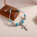 Wholesale turquoise cross bracelet JDC-BT-Weny011 Bracelet 纹颖 Wholesale Jewelry JoyasDeChina Joyas De China