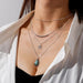 Wholesale Turquoise Demon Eye Necklace JDC-NE-Weny026 NECKLACE 纹颖 Wholesale Jewelry JoyasDeChina Joyas De China