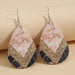 Wholesale turquoise grain leather earrings JDC-ES-GSMQ014 Earrings 妙奇 21 Wholesale Jewelry JoyasDeChina Joyas De China